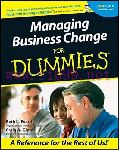 (PDF)Managing Business Change For Dummies 1st Edition