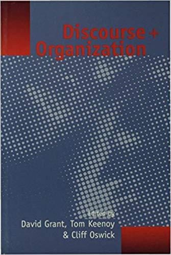 (PDF)Discourse and Organization 1st Edition