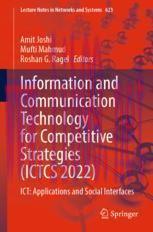 [PDF]Information and Communication Technology for Competitive Strategies (ICTCS 2022): ICT: App...