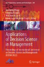 [PDF]Applications of Decision Science in Management: Proceedings of International Conference on...