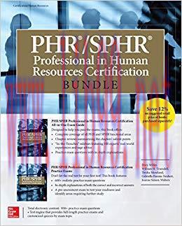 (PDF)PHR/SPHR Professional in Human Resources Certification Bundle (All-in-One) 1st Edition