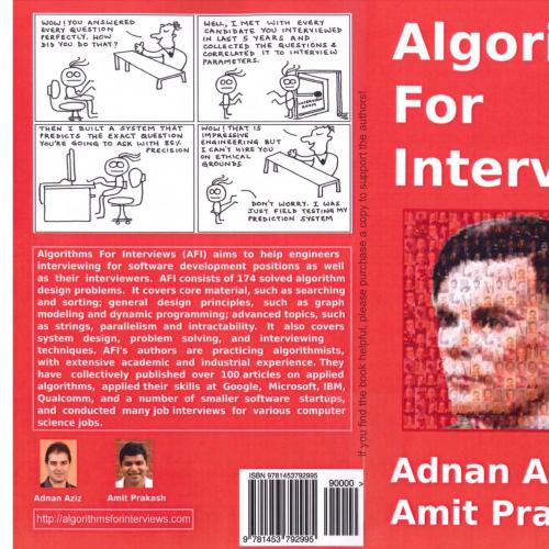CreateSpace Algorithms For Interviews 1453792996