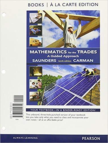 (Solution Manual)Mathematics for the TradesA Guided Approach,10th Edition by Carman.rar