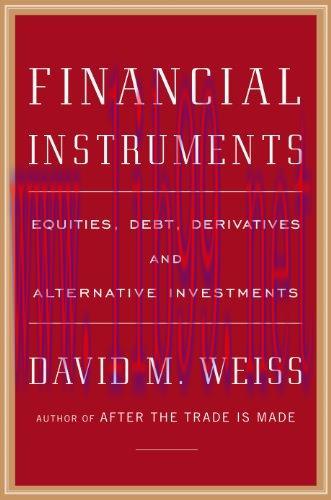 Financial Instruments: Equities, Debt, Derivatives, and Alternative Investments