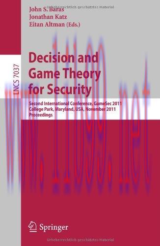 [FOX-Ebook]Decision and Game Theory for Security