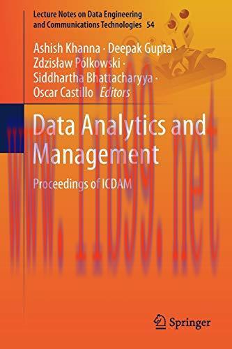 [FOX-Ebook]Data Analytics and Management: Proceedings of ICDAM