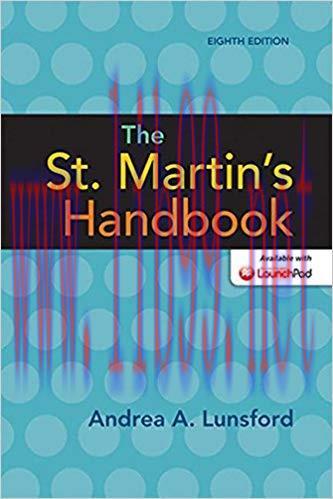 [PDF]The St. Martin&rsquo;s Handbook 8th Edition by Lunsford, Andrea
