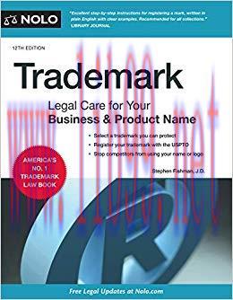 Trademark: Legal Care for Your Business & Product Name 12th Edition,