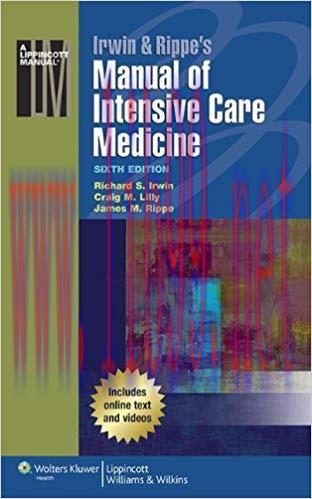 (PDF)Irwin & Rippe&rsquo;s Manual of Intensive Care Medicine 6th Edition