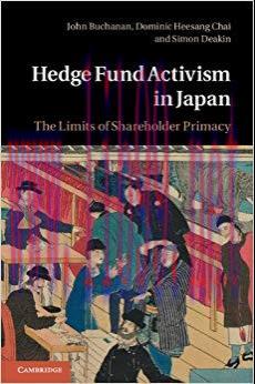 (PDF)Hedge Fund Activism in Japan: The Limits of Shareholder Primacy