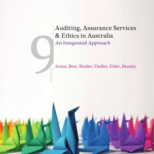 Auditing, Assurance Services and Ethics in Australia 9th Edition - Wei Zhi