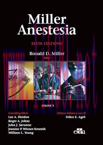 [AME]Miller Anestesia. Ediz. illustrata, 2 Volumi (EPUB + Converted PDF)