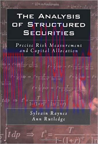 (PDF)The Analysis of Structured Securities: Precise Risk Measurement and Capital Allocation 1st...