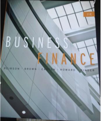 (Test Bank)Business Finance 11th Edition by Graham Peirson.zip