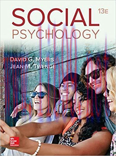 [PDF]Social Psychology 13th Edition [David Myers]