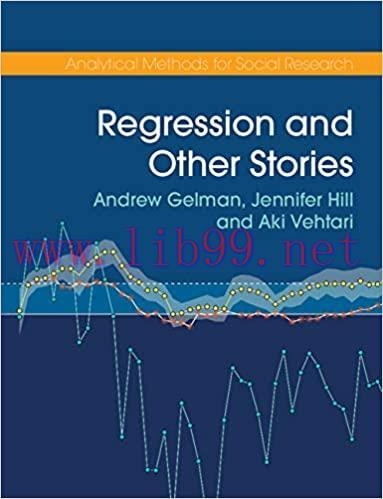 [AME]Regression and Other Stories (Analytical Methods for Social Research) (Original PDF)
