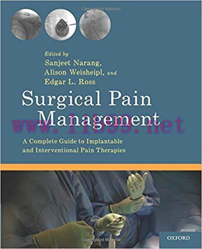 [PDF]Surgical Pain Management [Sanjeet Narang]