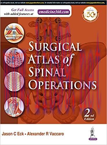 [PDF]Surgical Atlas of Spinal Operations 2nd Edition