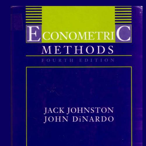 Econometric Methods, 4th Fourth Edition - Wei Zhi