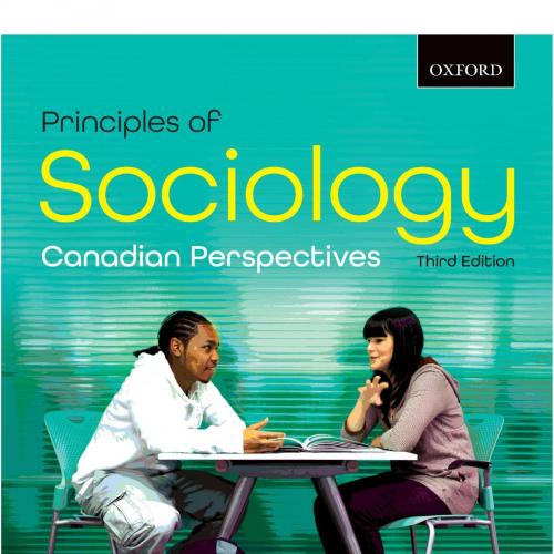Principles of Sociology Canadian Perspectives 3rd - Administrator