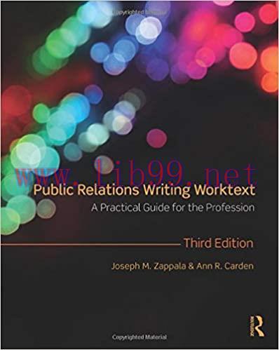 (PDF)Public Relations Writing Worktext