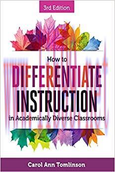 (PDF)How to Differentiate Instruction in Academically Diverse Classrooms, Third Edition