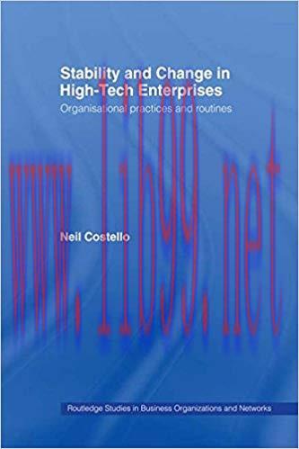 (PDF)Stability and Change in High-Tech Enterprises: Organisational Practices in Small to Medium...