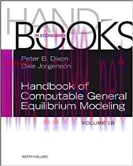 (PDF)Handbook of Computable General Equilibrium Modeling (Handbooks in Economics) 1st Edition