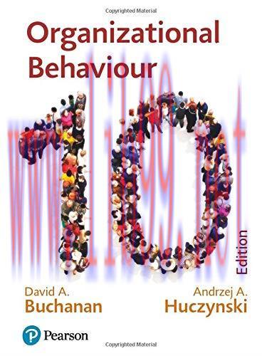 [FOX-Ebook]Organizational Behaviour, 10th Edition