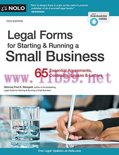 [FOX-Ebook]Legal Forms for Starting & Running a Small Business, 10th Edition