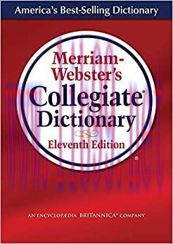 (PDF)Merriam-Webster&rsquo;s Collegiate Dictionary, 11th Edition, Laminated Hardcover, Plain-Edged (M...