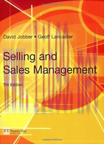 [FOX-Ebook]Selling and Sales Management, 7th Edition