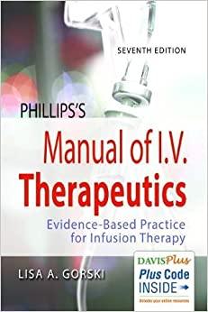 (PDF)Phillips&rsquo;s Manual of I.V. Therapeutics Evidence-Based Practice for Infusion Therapy