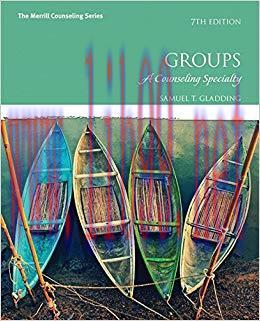 (PDF)Groups: A Counseling Specialty 7th Edition