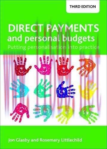 (PDF)Direct Payments and Personal Budgets (third edition): Putting Personalisation into Practic...