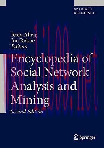 [FOX-Ebook]Encyclopedia of Social Network Analysis and Mining, 2nd Edition
