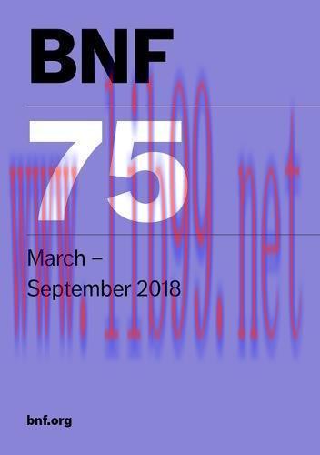 [AME]BNF 75 (British National Formulary) March 2018 (PDF)