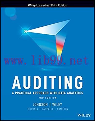 [PDF]Auditing A Practical Approach with Data Analytics 2nd Edition