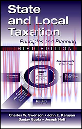 (PDF)State and Local Taxation: Principles and Practices, 3rd Edition