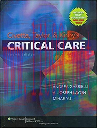 [PDF]Civetta, Taylor and Kirbys Critical Care, 4th Edition