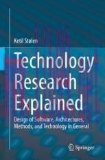 [PDF]Technology Research Explained: Design of Software, Architectures, Methods, and Technology ...