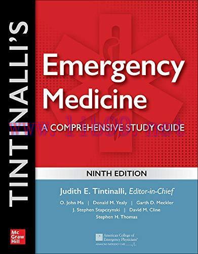 [AME]Tintinalli's Emergency Medicine: A Comprehensive Study Guide, 9th Edition (EPUB)