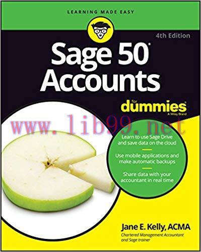 (PDF)Sage 50 Accounts For Dummies 4th Edition