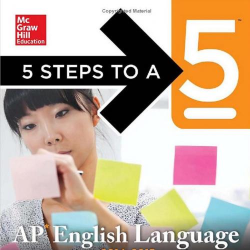 5 Steps to a 5 AP English Language, 2014-2015 Edition