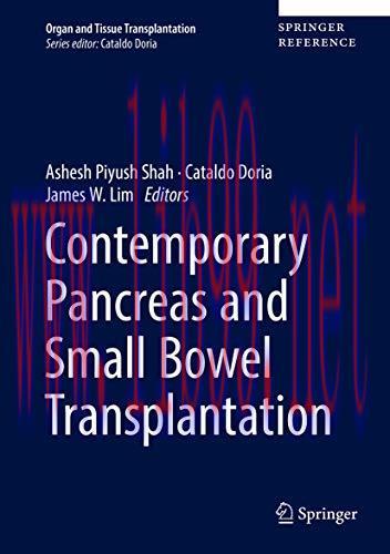 [AME]Contemporary Pancreas and Small Bowel Transplantation (Organ and Tissue Transplantation) (...