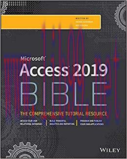 Access 2019 Bible 1st Edition,