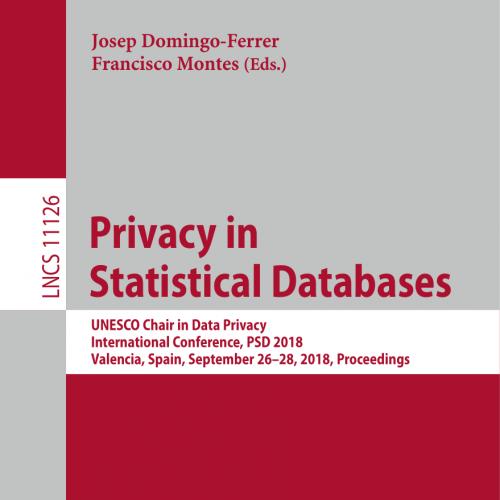 2018_Book_Privacy in Statistical Databases