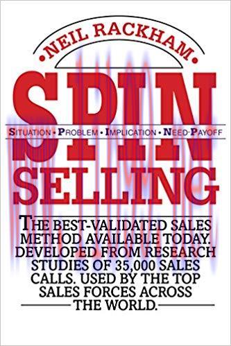SPIN Selling 1st Edition,