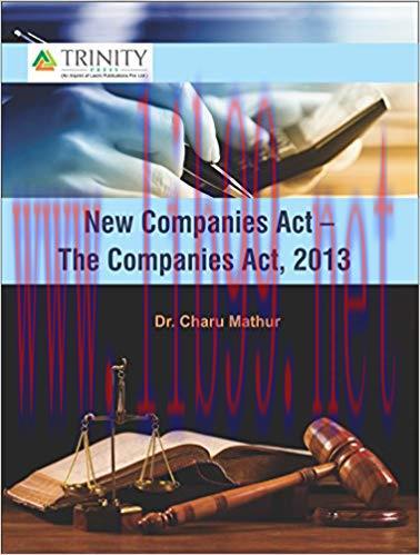 (PDF)New Companies Act- The Companies Act, 2013 First Edition