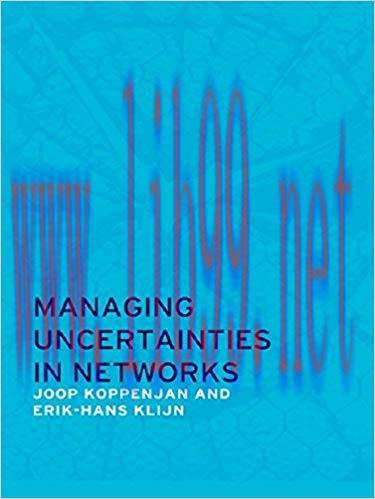 (PDF)Managing Uncertainties in Networks: Public Private Controversies 1st Edition